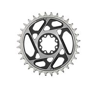 Sram T-type Eagle Xxsl Dm Offset 0 Mm Chainring Argento 34t Black