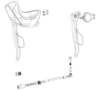 Sram Etap HRD Unisex Dado del tubo di compressione Grigio One Size