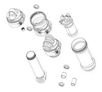 Sram Eyelet/DMP Body Assy, SDLC HB, BR 45