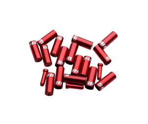 SRAM Ferrule Kit Aluminum Red Includes Shift 4.0Mm Qty 10 Brake 5.0Mm Qty 6 Cabl