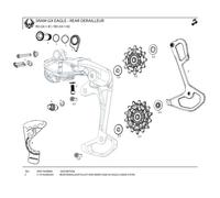 Sram Forcellino Del Cambio Rear Inner Cage Gx Eagle Lunar Black
