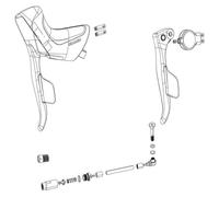 Sram Force Etap Axs D2 Lever Kit Argento