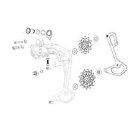 Sram Gabbia di ricambio 2139980132, nero, taglia unica