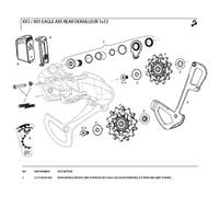 Sram Kit Vite/bullone Deragliatore Posteriore Per Xx1 Eagle Axs
