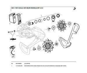 Sram Gruppo Stabilizzatore Xx1 Eagle Axs 11.7518.092.000 Silver