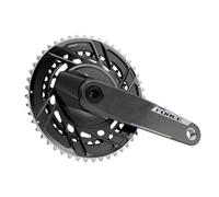 Sram Force Axs E1 Dub Threaded Crankset With Power Meter Argento 170 mm / 48/35t Black