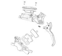 Sram Kit leva freno a disco argento, taglia unica