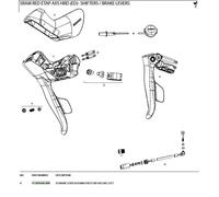 Sram Red Etap Disc Axs Left Lever Kit Nero