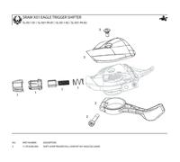 KIT RECAMBIO PALANCA MANDO CAMBIO TRIG.SRAM X01 EA