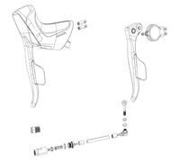 Sram LEVA FRENO Unisex - ADULTO 2039100302 LEVA FRENO NERO UNICO