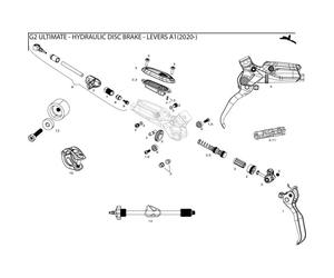 Sram Leva G2 Rsc/ultimate Reservoir Deckel Kit Black