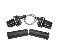 Sram Mrx Comp 130727-Set Leva velocità, Set Cambio a Torsione per Bicicletta Unisex, Nero, 6 Marce