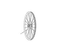 Set Raggi Nippli Rondelle 281mm Nero per Roam 50 27.5 - 3 Pezzi