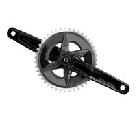 Sram Rival, Guarnitura Unisex-Adulti, Alluminio Nero, 48-35