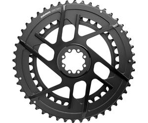 SRAM Rival - Kit Corona 2X, 48/35t, 2 x 12 velocità, 8 bulloni, Montaggio Diretto, Nero, E1