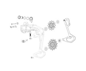 Sram Schraubenkit-2139980110 - Kit per viti, taglia unica, colore: Nero