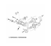SRAM Spare Rear Derailleur Barrel Adjuster Kit Red