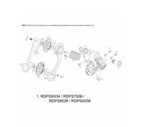 SRAM Spare Rear Derailleur Hanger Bolt Kit X0/X9 Type 2 / 2011 X0/X9 10Speed