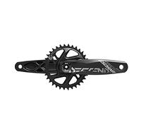 Sram Truvativ-Manovella discendente per Tutti i Downhill DUB83 con Attacco Diretto 34T X-SYNC 2 Catena B1 165Mm, Colore: Nero, Movimento Centrale Unisex Adulto, Taglia Unica