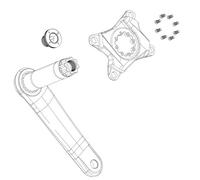 Sram Viti unisex per adulti 2287005518 nero, taglia unica