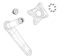 Sram Viti unisex per adulti 2287005519 nero, taglia unica