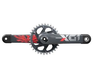 Sram x01 eagle 12v dub boost plateau direct mount 32 dents oxy red