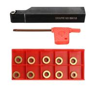 SRAPR1616H10 Strumento Tornio Metallo Tornio Titolare Sostituzione RPMT10T3MO Inserti Inserti con Supporto Chiave