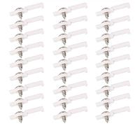 Srcasy 100 Pezzi Clip per Strisce Luminose, LED Bianco, Indoor, 10 mm, Clip per Strisce Led