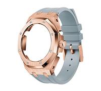 SRDRK Cassa molle del metallo della cinghia del silicone per il corredo di modifica del mod di GA2100VB-1A, Misura unica