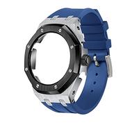 SRDRK Cassa molle del metallo della cinghia del silicone per il corredo di modifica del mod GA2100-1A1, Misura unica