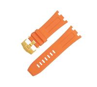 SRDRK Per AP Cinturino Per Audemars E Piguet Cintura 15710/15703 Non Qucik Rilascio 28mm Natura Fluoro Morbido FKM Cinturino In Gomma Accessori Cinturino, 28MM, Agata