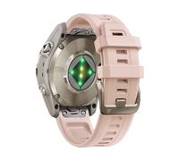 SRDRK Per Garmin Fenix 7s 6s 5s Pro Solar Silicone Light Gold Buckle Quick 20mm Cinturini per orologi di ricambio per Garmin Epix Pro Gen 2 42mm Descent Mk2s/3/3i per donne e uomini(Tanly Dust Rose)