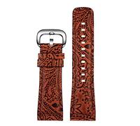 SRDRK Per sette il venerdì Strap M1 SF -M2/02 SF-M3/01 Q1 Q2 Q3 P3 Accessori per cinghia del braccialetto in pelle in pelle vintage 28mm(Brown silver)