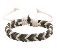 SREFGAS Bracciale per uomo e donna, regolabile, 18 - 34 cm, braccialetto dell'amicizia, da uomo, da donna, amico, 1 pezzo, 18-34 cm, Cotone, Senza Gemstone
