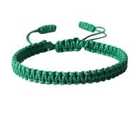 SREFGAS Bracciale per uomo e donna, regolabile, con corda, braccialetto dell'amicizia, da donna, con perizoma intrecciato, 1 pezzo, 6-9 cm, corda, Senza Gemstone