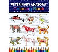 Sreijeylone Publication Veterinary Anatomy Coloring Book (Tascabile)