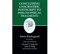 Søren Kierkegaa Concluding Unscientific Postscript to Philosophical (Tascabile)