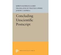 Søren Kierkegaard Concluding Unscientific Postscript (Tascabile)