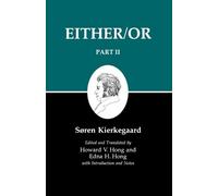 Søren Kierkegaard Either/Or, Part II (Tascabile) Kierkegaard's Writings