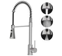 SREWOHS PRO Miscelatore Cucina con Doccia Estraibile - Rubinetto Lavello in Acci