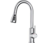 SREWOHS PRO Rubinetto Lavello Cucina Estraibi C- EU Only G3/8 Connector Nichel-c