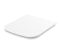 SREWOHS PRO Sedile WC Quadrato Softclose Bianco, Tavoletta WC in Duroplast Antigraffio, Copriwater Rimovibile Quick Release, Facile da Pulire, incluso modello di installazione, 42,3 x 36,1 cm