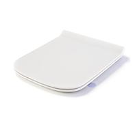 SREWOHS PRO Tavoletta wc Forma Quadrata [CORTO], Sedile WC Urea-Formaldeide Chiu