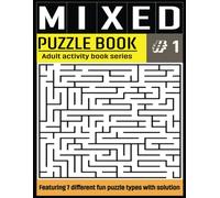 Srfina Publishi Mixed Puzzle Book: Mixed Activity Puzzle Book Series (Tascabile)