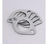 SRGDRR 2.0/2.16/2.36/2.5/2.75/3.0 Pollici for Auto Scarico Downpipe Guarnizione Flangia Guarnizione Tubo di Scarico Universale Due Fori 5 pz/Pacco Pezzi di Ricambio (Color : 2.36inch-60mm)