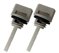 SRGDRR 2pcs Tappo di Riempimento Olio Astina di Livello for H GX140 GX160 GX200 Piccolo Pacchetto Motore Rasaerba Ricambi e Accessori Tappi di Riempimento Olio Pezzi di Ricambio (Color : 22mm)