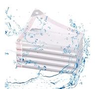 SRHIMEOS Telo Impermeabile Esterno 3.5x3.5, Telone Trasparente in PVC 200g/m², Protezione Solare Impermeabili Trasparenti Teloni, Telo Protettivo Multiuso, per Gazebo, Balcone