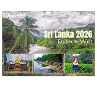 Sri Lanka 2026 - Exotische Welt (Wandkalender 2026 DIN A4 quer), CALVENDO Monatskalender: Beeindruckende Naturlandschaften und exotische Plätze Sri Lankas in hochauflösenden Bildern