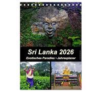 Sri Lanka 2026 - Exotisches Paradies - Jahresplaner (Tischkalender 2026 DIN A5 hoch), CALVENDO Monatskalender: Beeindruckende Naturlandschaften und ... durch diesen Jahresplaner-Kalender.