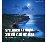 Sri Lanka At Night 2026 Calendar: Lanterns, coastlines, and peaceful evenings under the stars